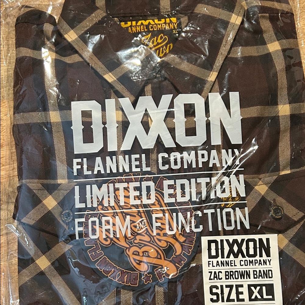 DIXXON Limited Edition Brown Plaid Shirt